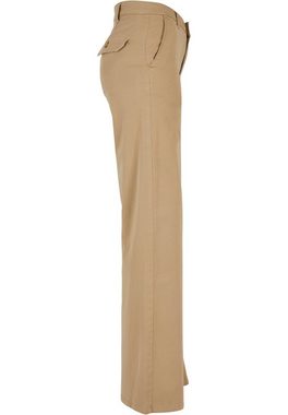 URBAN CLASSICS Chinos Urban Classics Damen Ladies High Waist Wide Leg Chino Pants (1-tlg)