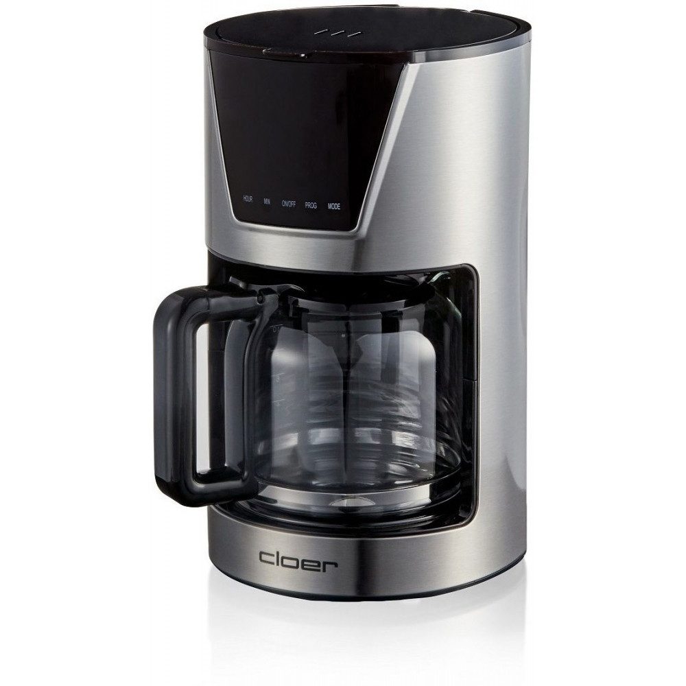Cloer Filterkaffeemaschine 5257, Papierfilter, Elegantes Edelstahl-Design