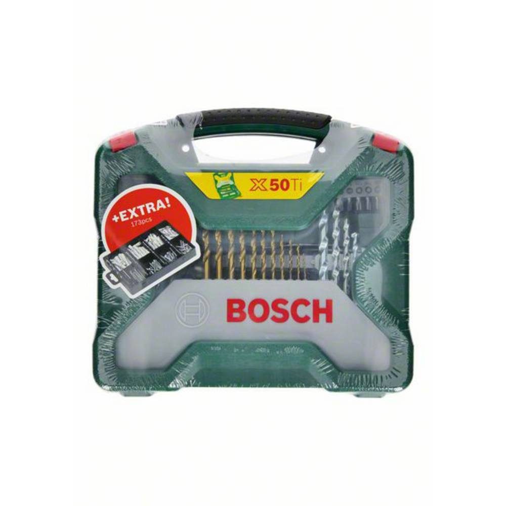 BOSCH Werkzeugset Zubehörset 50Ti plus 173-teiliges Fixier-Set 2607017523