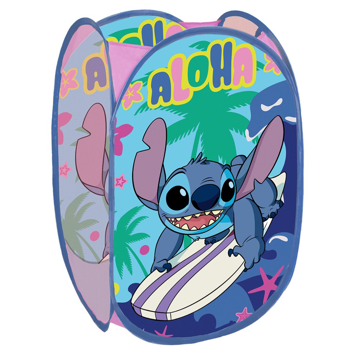 Disney Aufbewahrungskorb Stitch Spielzeug Aufbewahrung Netz aus Polyester für toys Kleidung