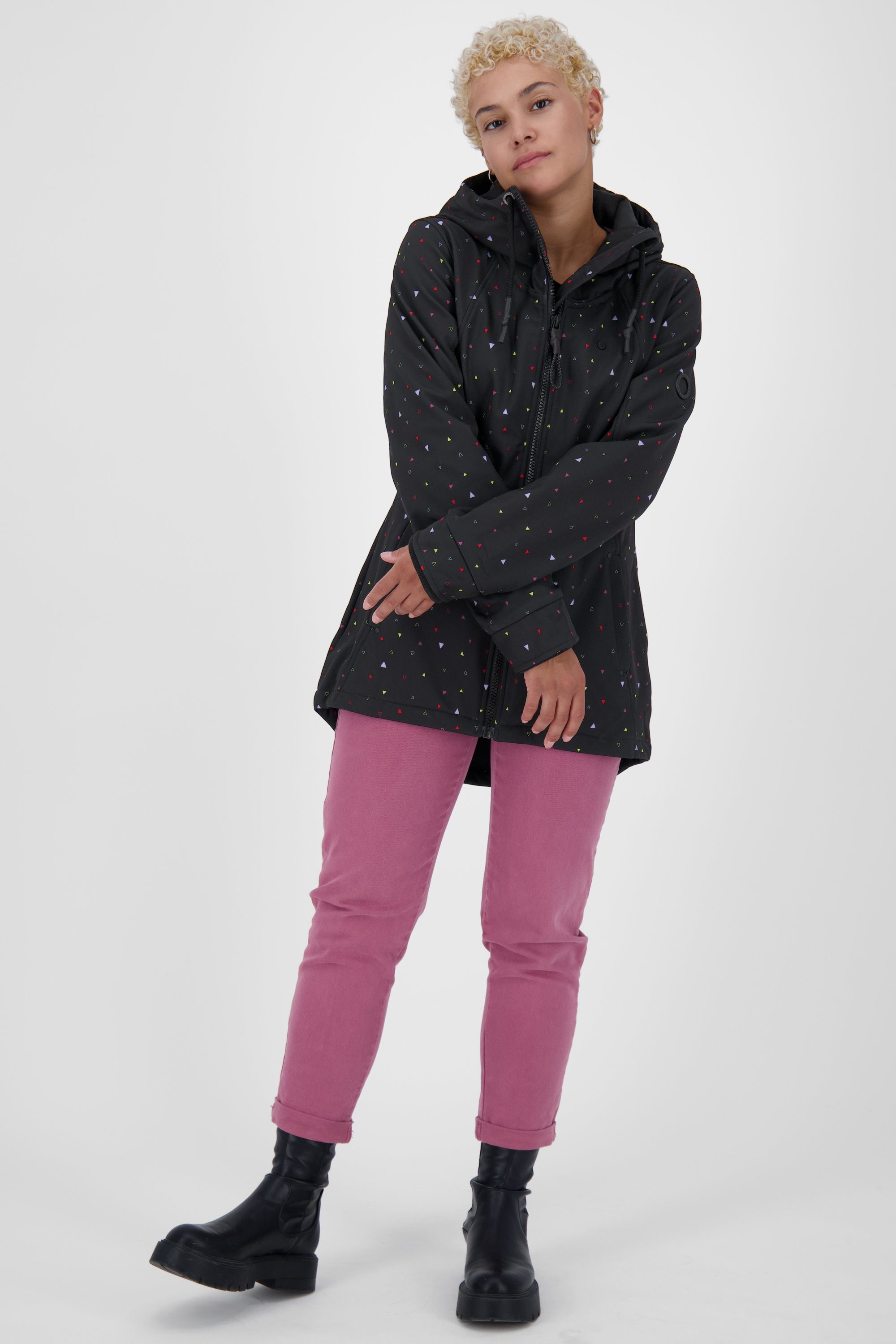 Kickin Damen LilouAK moonless Softshelljacke Softshelljacke, Jacket S Übergangsjacke Alife &