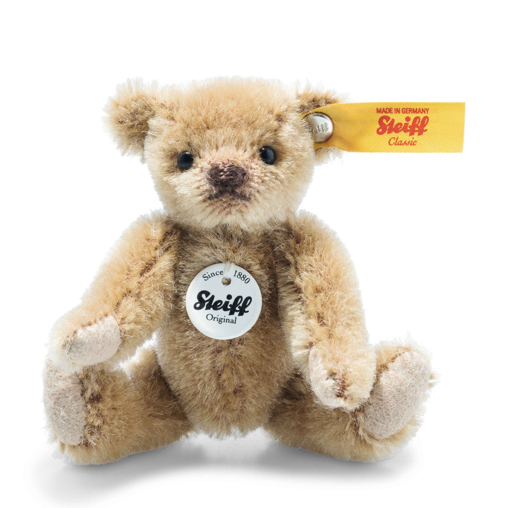 Steiff Dekofigur Teddybär 9 cm hellbraun Miniatur 028168