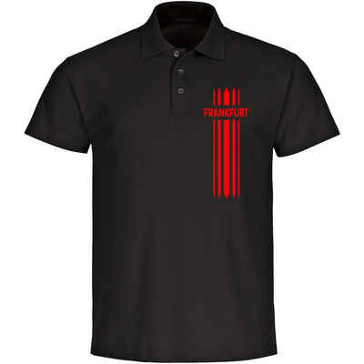 multifanshop Poloshirt Frankfurt - Streifen - Polo