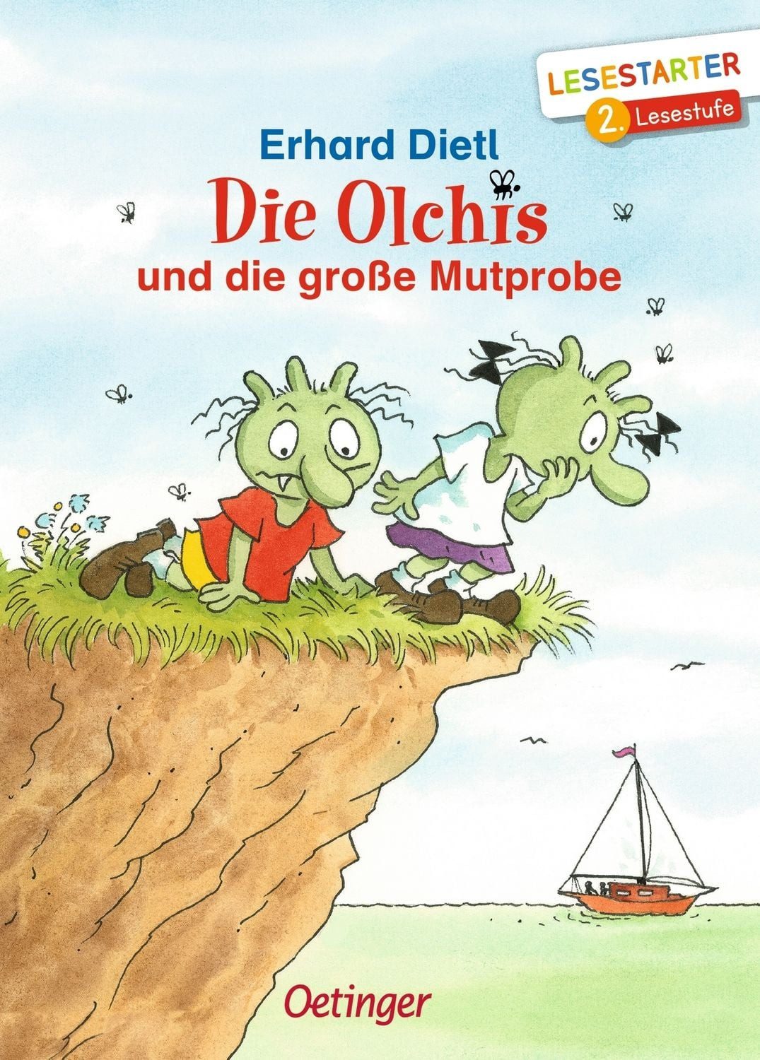 Die Olchis und die große Mutprobe Lesestarter. 2. Lesestufe / Erhard Dietl