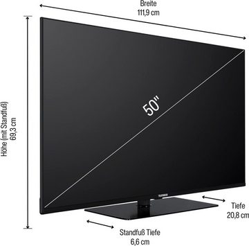 Telefunken D55Q700M6CW QLED-Fernseher (139 cm/55 Zoll, 4K Ultra HD, Google TV, Smart-TV)