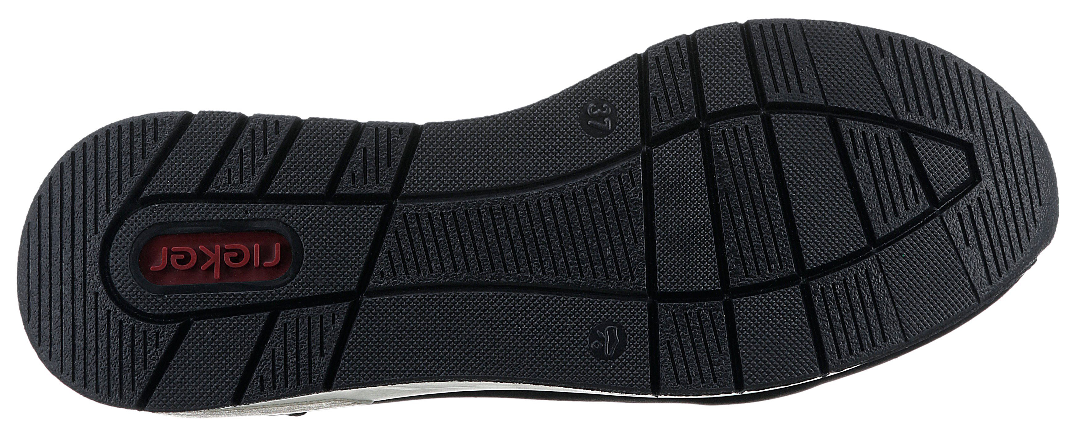 Rieker Slip-On Sneaker Slipper, Freizeitschuh mit herausnehmbarer Innensohle
