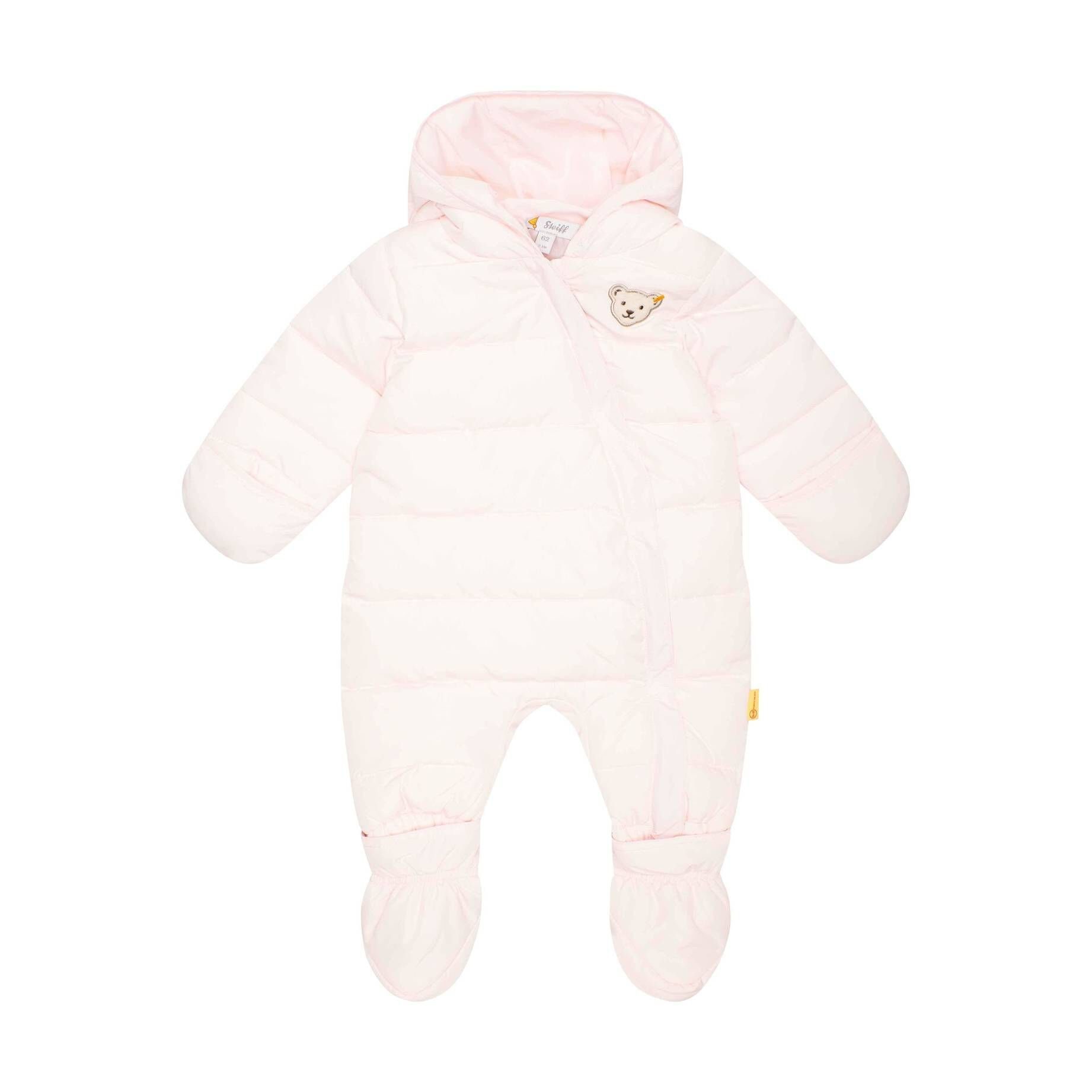 Crystal Steiff Collection Baby Schneeanzug Pink Strampler