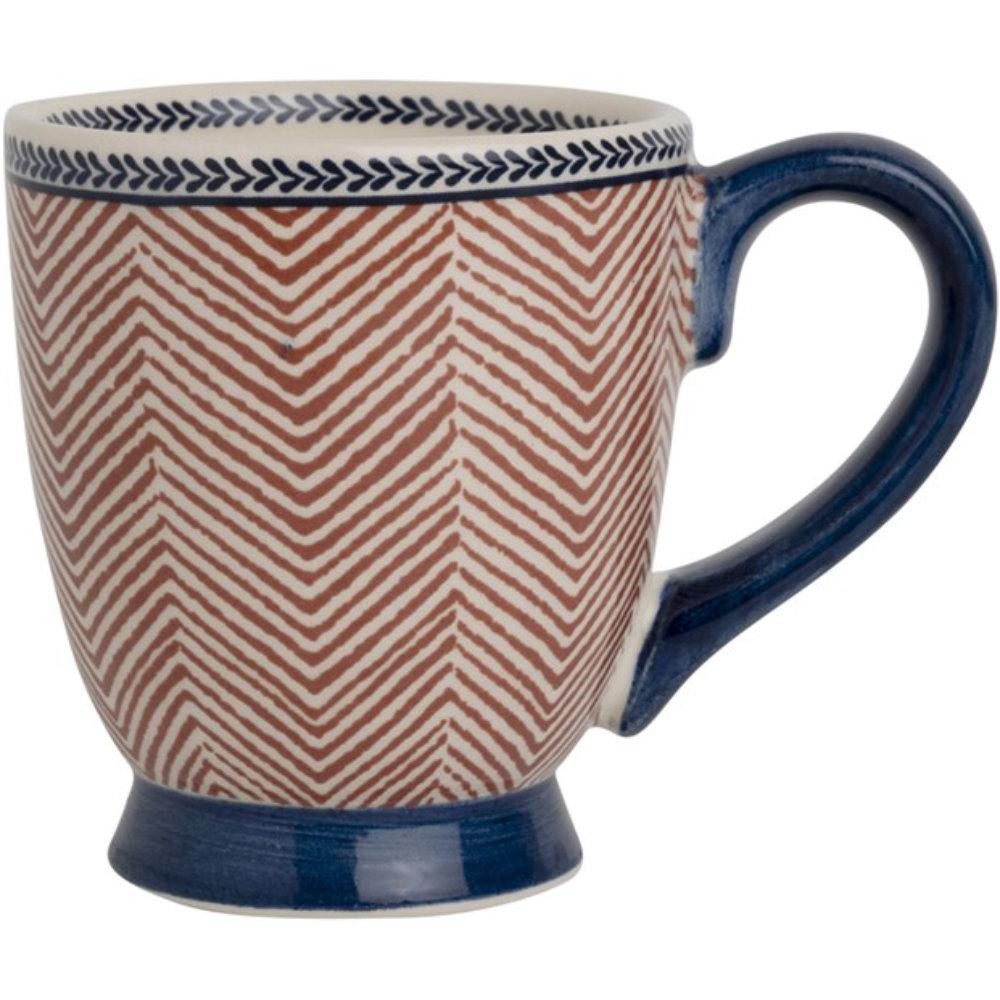 LAURA ASHLEY Tasse Henkelbecher Edwin Blue Terra (200ml) (2-teilig)