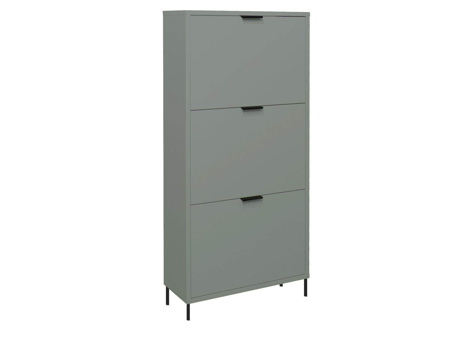 Storado Schuhkipper Bonnie 61×126–139×25cm, Schuhkipper mit 3 Klappen, Farbe wählbar, 3 Klappen mit Platz für 12–18 Paar Schuhe
