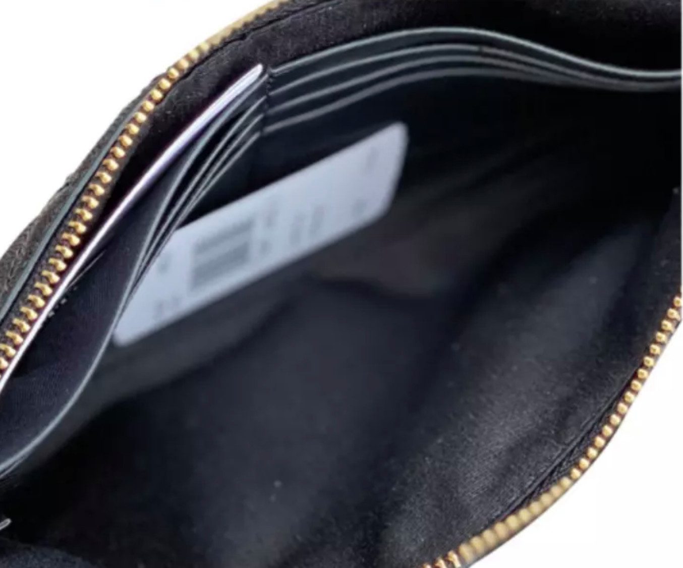 COACH Clutch Wristlet Leather Bag Handbag, 8 practical card slots for organization