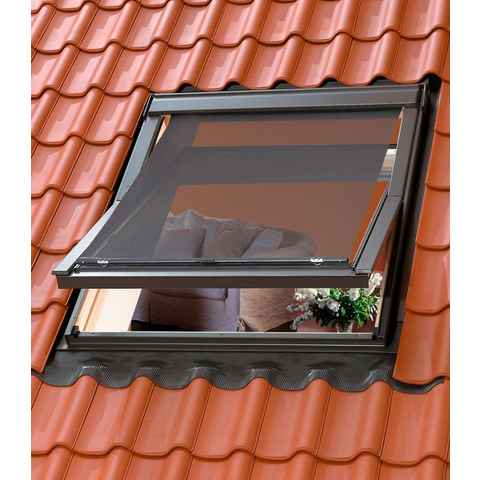 VELUX Hitzeschutz-Markise für Dachfenstergröße 204/206 (Fenstertyp GGU, GGL, GPU und GPL)