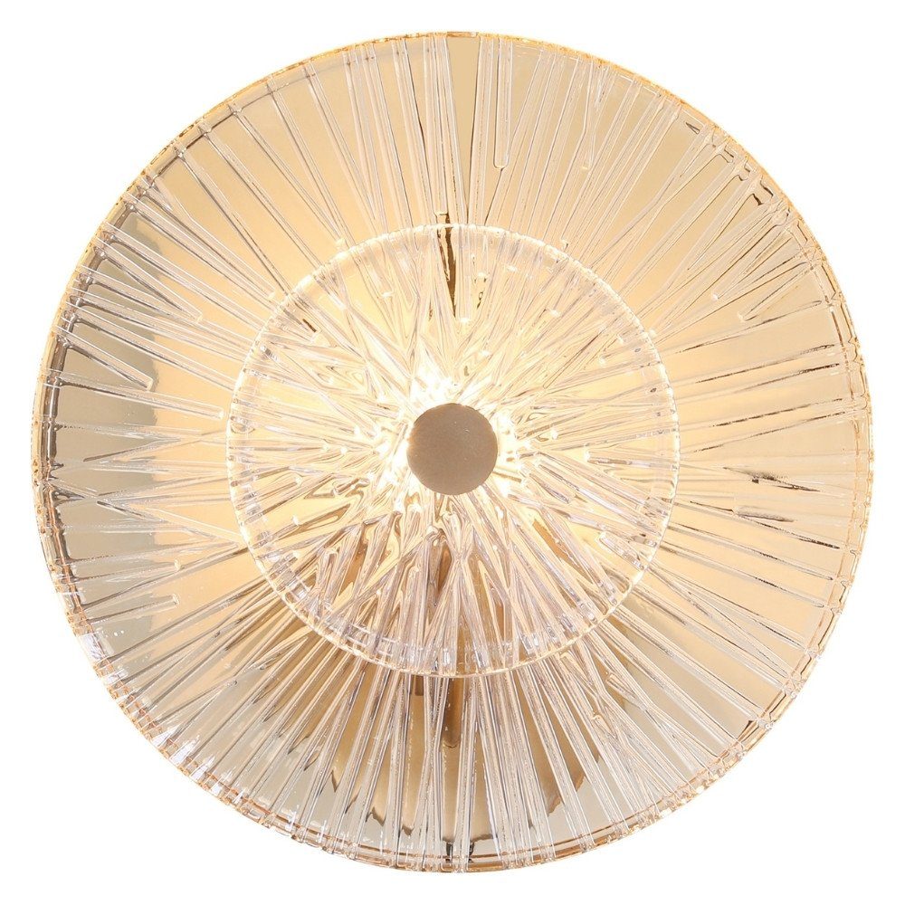 Wandleuchte warmweiss, Wandlampe, Nein, Wandleuchte, Angabe, Leuchtmittel keine Wandleuchte enthalten: click-licht E14, Aster in Gold Wandlicht