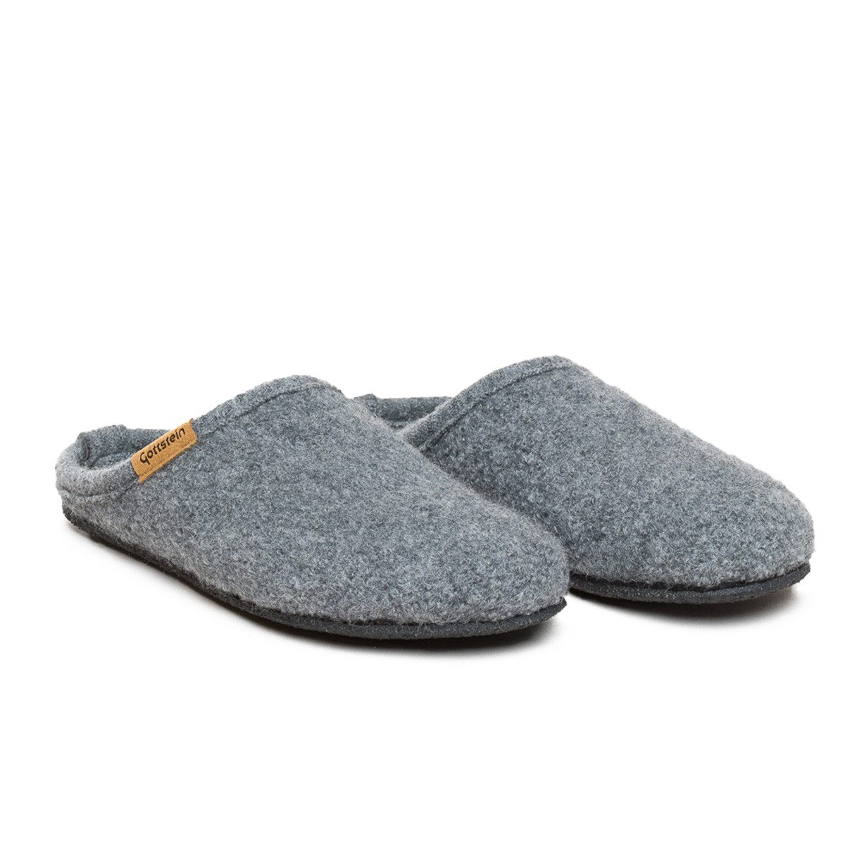 Gottstein Alpine Light Pantoffel (1-tlg) Шлепанцы - Aus reiner Schurwolle, Weiche Borte aus feinem Strick