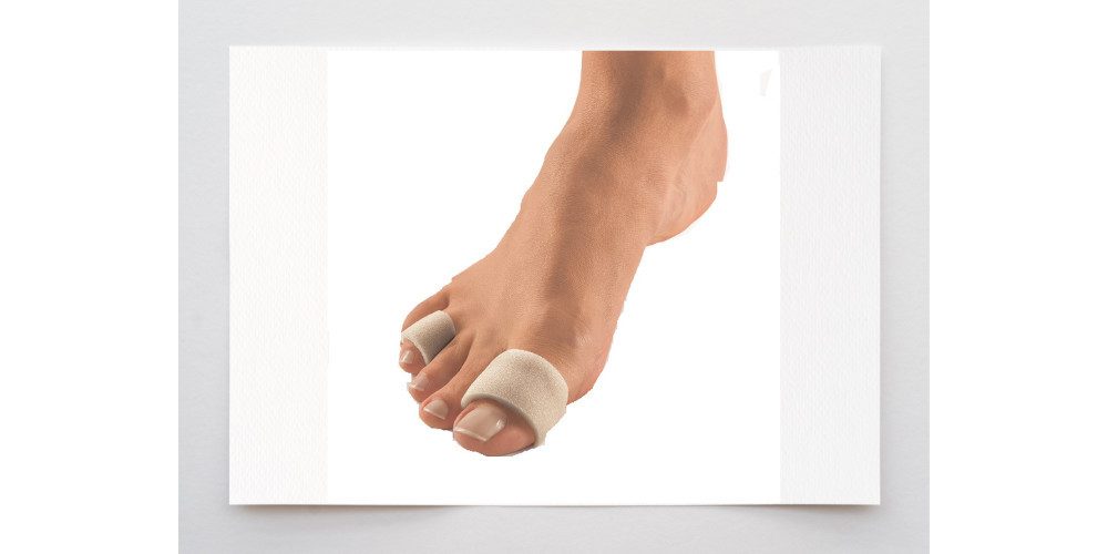 Bort GmbH Zehenschutzpolster Bort PediSoft Druckschutz S-L, Gegen Druckstellen mit Memory-Effekt, Set 2-tlg., 1 Paar, Kann individuell zugeschnitten werden, maschinenwaschbar