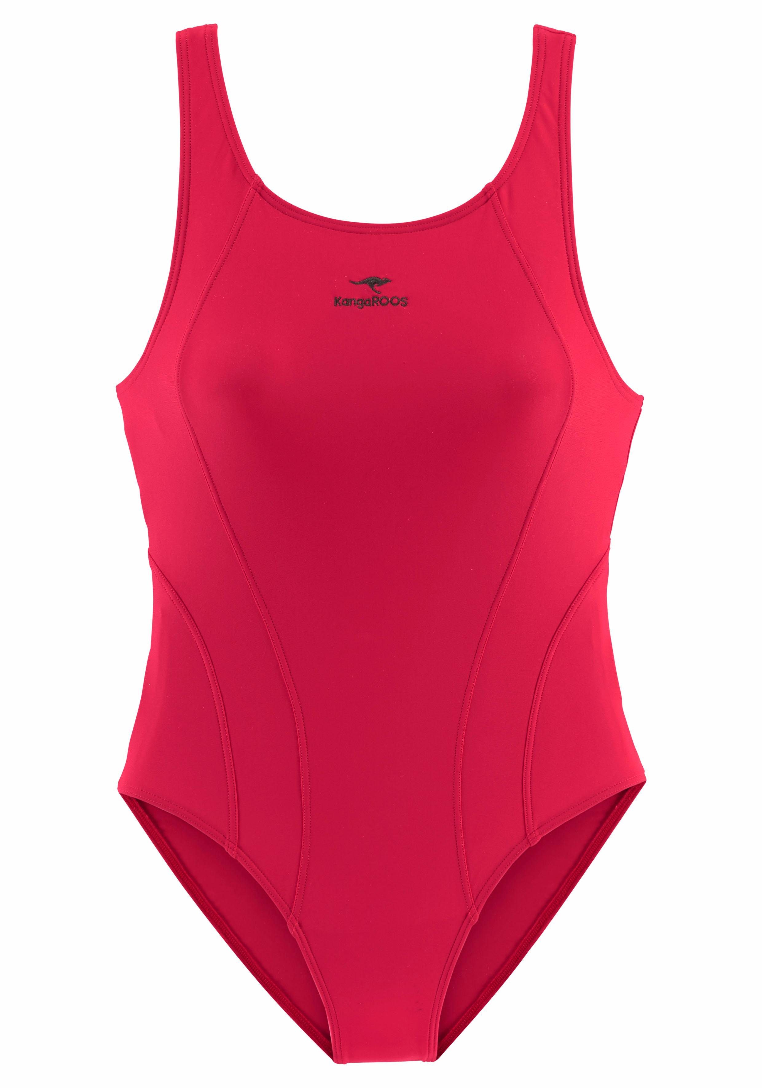 KangaROOS Badeanzug mit Unterbrustgummi, sportlich, mit Ringerrücken günstig online kaufen