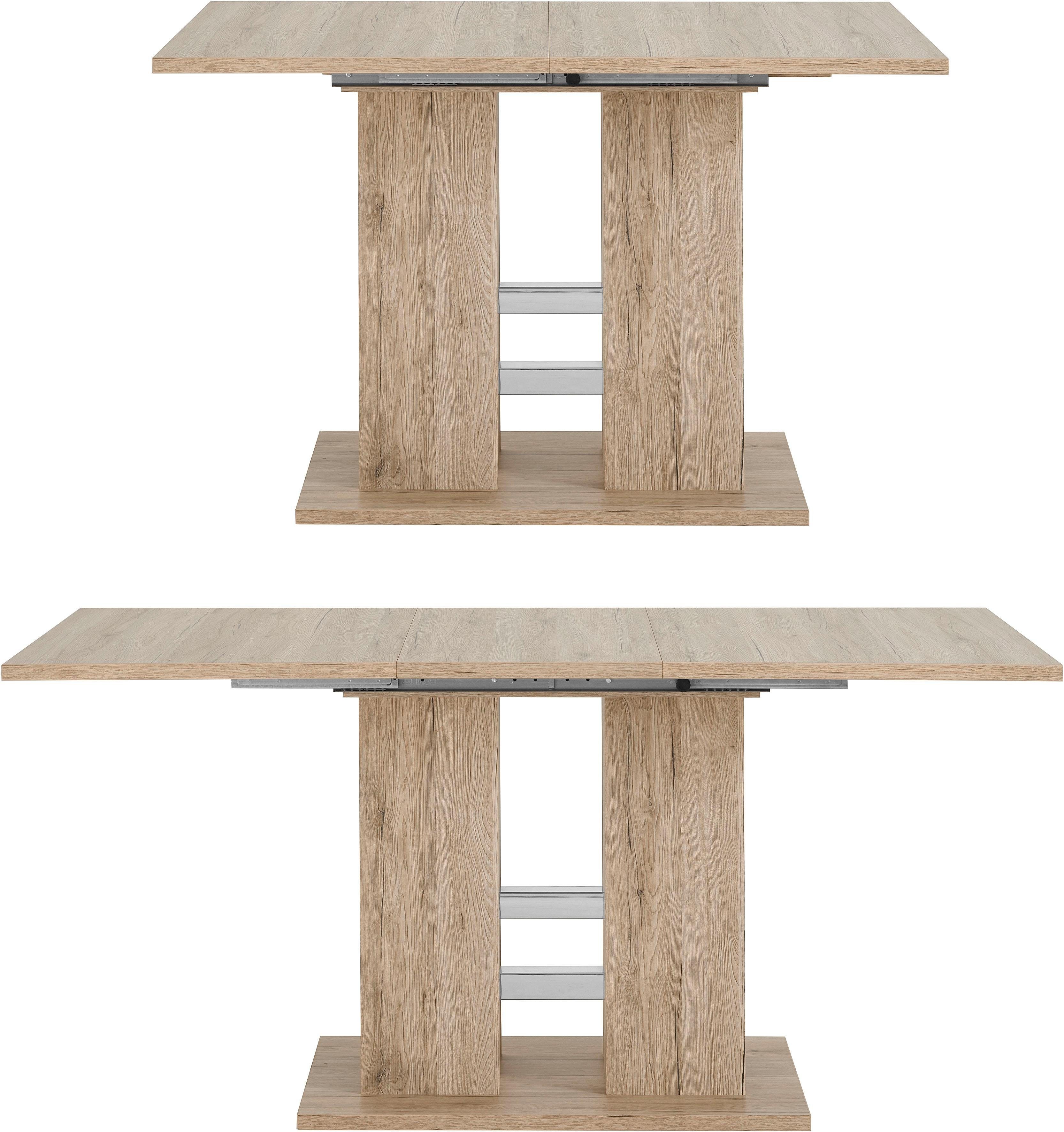 HELA Esstisch STEFFI, Breite 120-160 cm