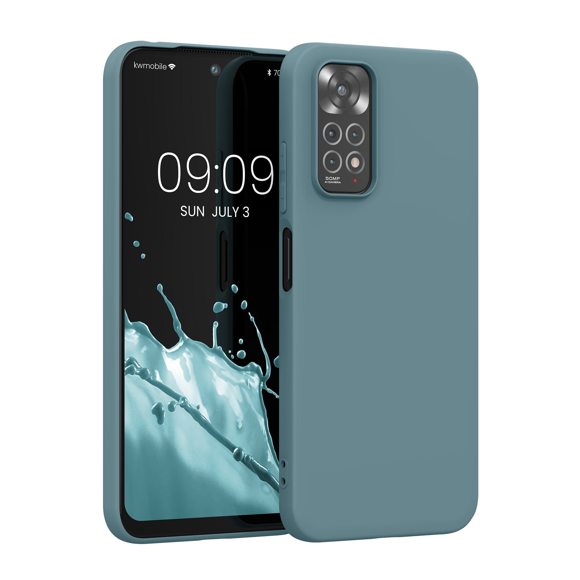 kwmobile Handyhülle Hülle für Xiaomi Redmi Note 11 / Note 11S, Hülle Silikon - Soft Handyhülle - Handy Case Cover