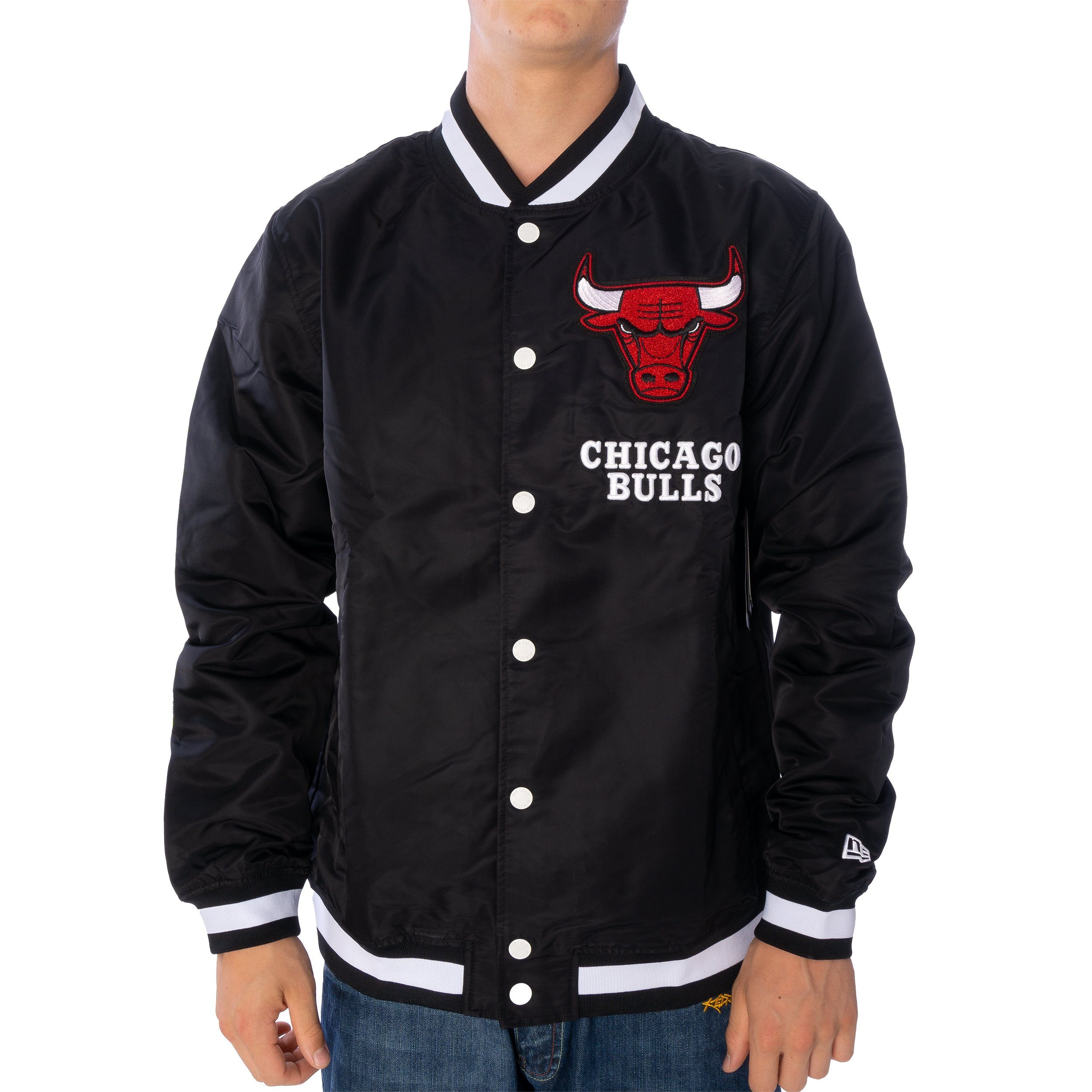 New Era Bomberjacke Bulls Jacke Chicago Era Logoselect New