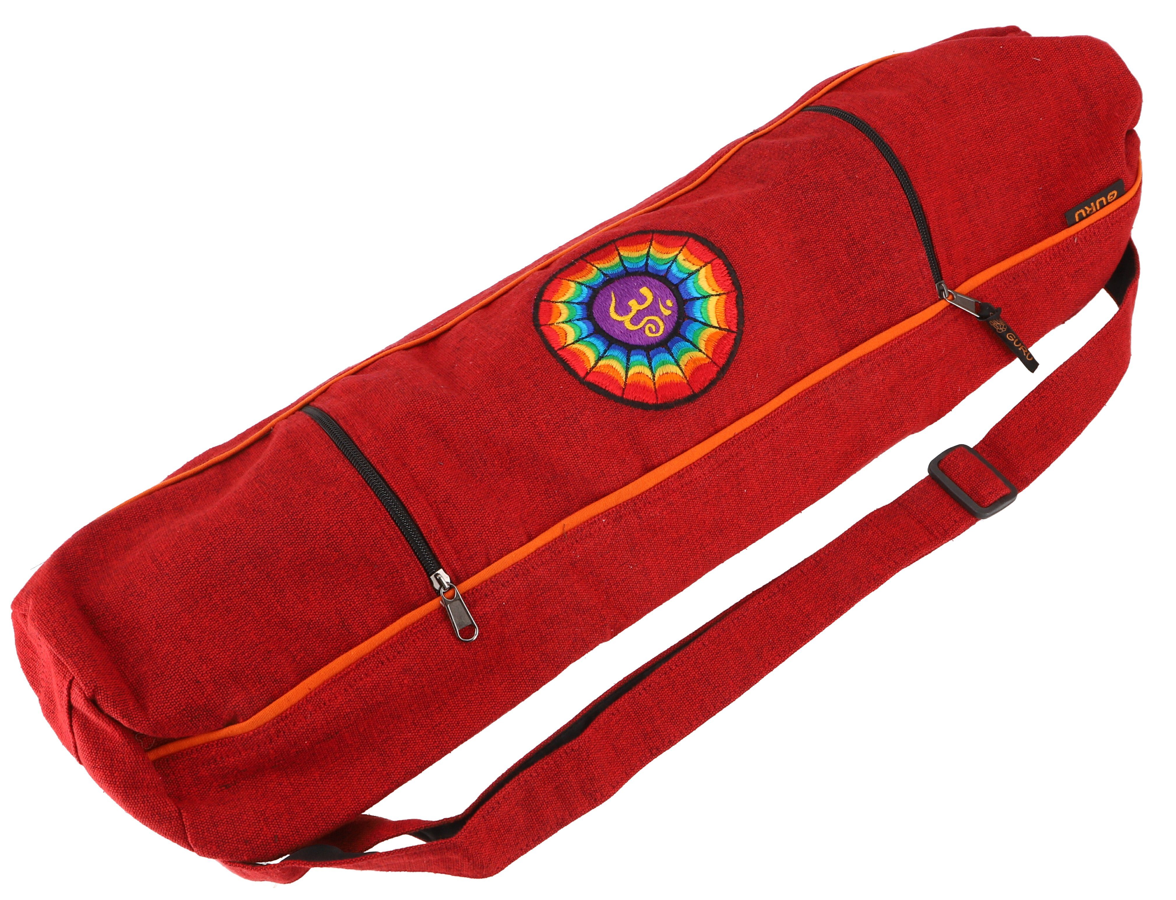 Aufbewahrungstasche Yogamatten-Tasche Om - rot