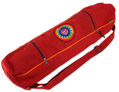 Guru-Shop Aufbewahrungstasche Yogamatten-Tasche Om - rot