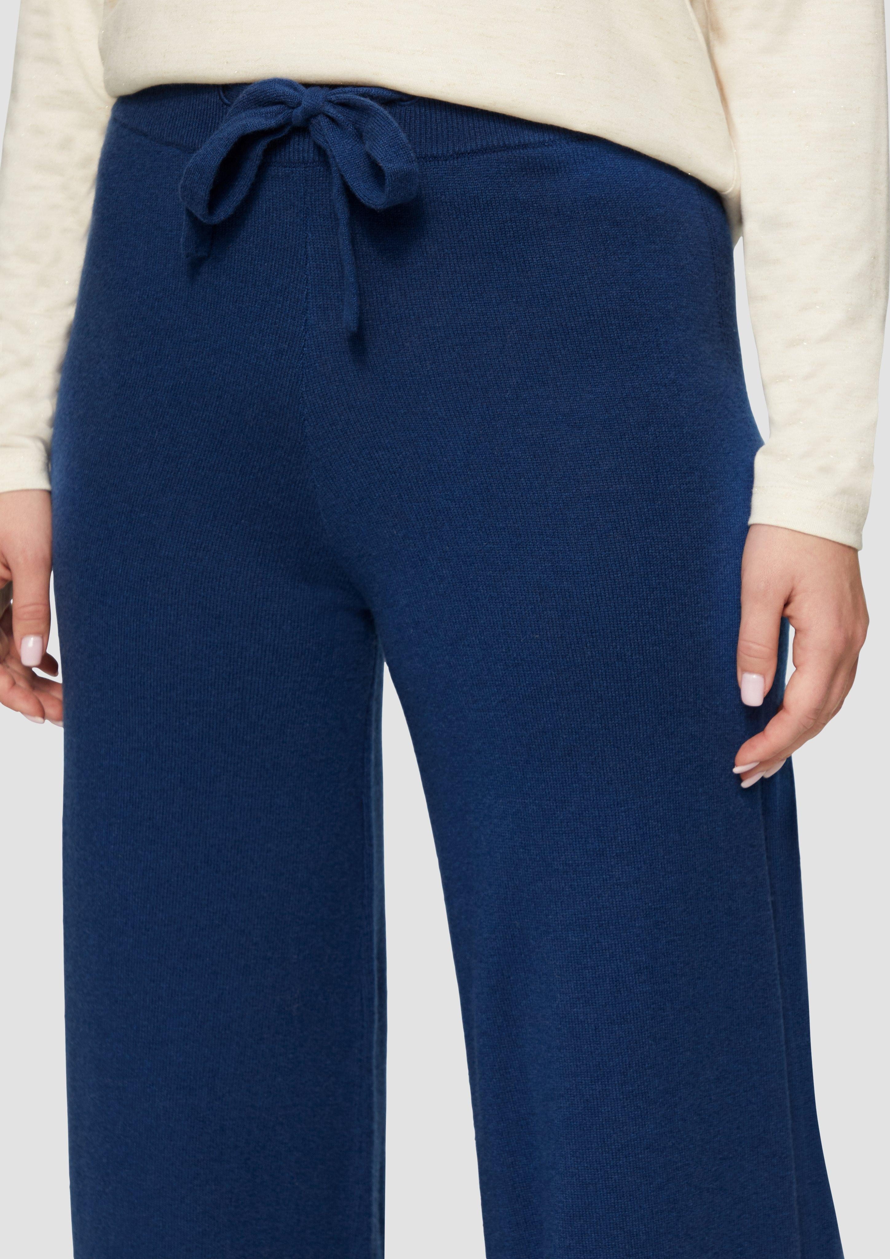 s.Oliver Stoffhose Strickhose aus Kaschmirmix mit günstig online kaufen