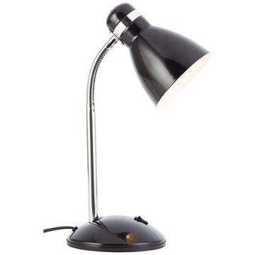 Lightbox Tischleuchte, ohne Leuchtmittel, Schreibtischlampe, 34 x 14 cm, E27, max. 25 W, schwenkbar, schwarz