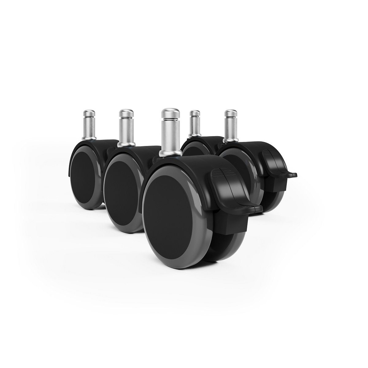 MS Beschläge Möbelrolle Bürostuhlrolle Hartbodenrolle Möbeltransportrolle, günstig online kaufen