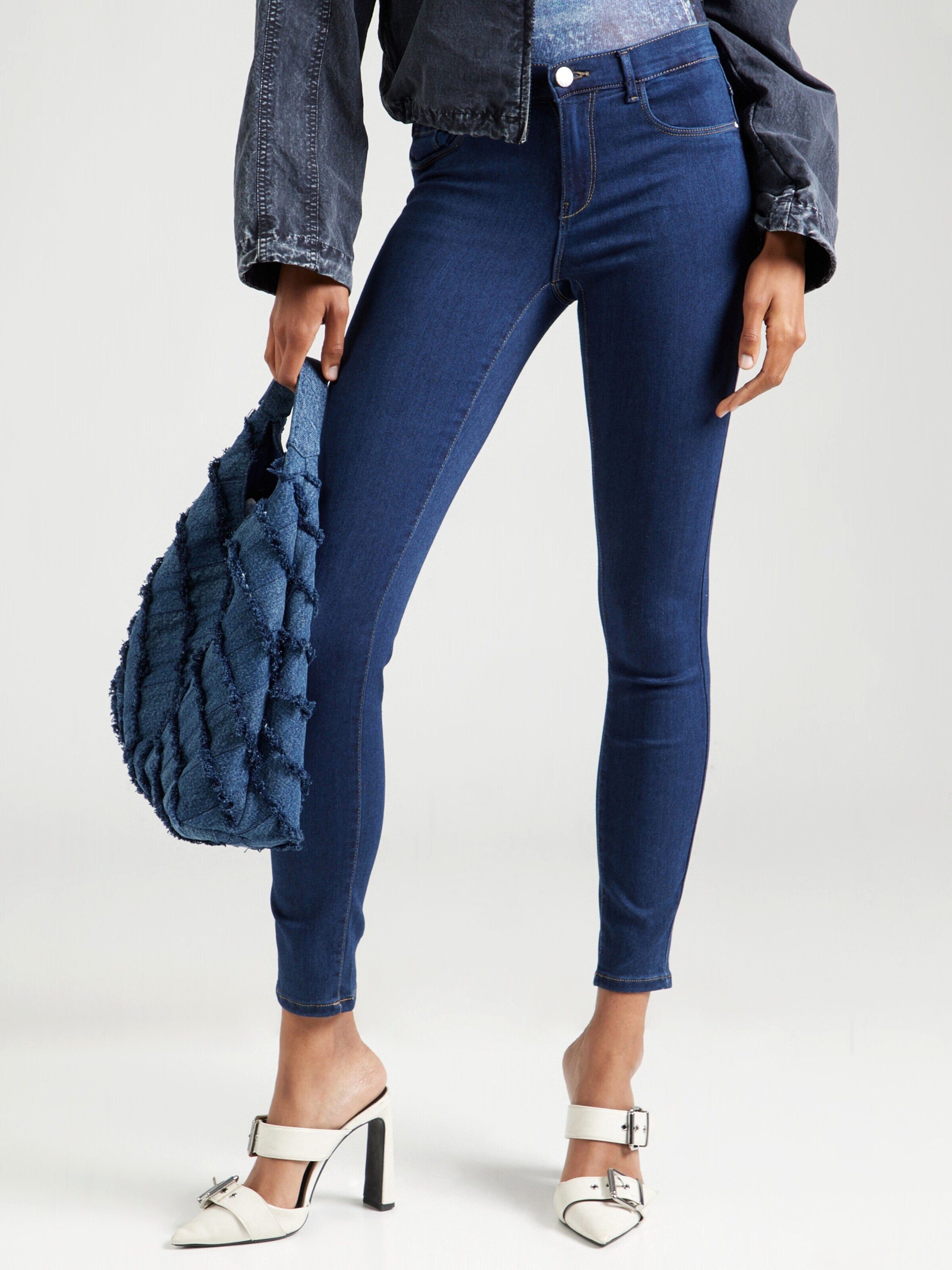 ONLY Skinny-fit-Jeans "ONLRAIN LIFE REG SKINNY DNM", mit Gürtelschlaufen günstig online kaufen