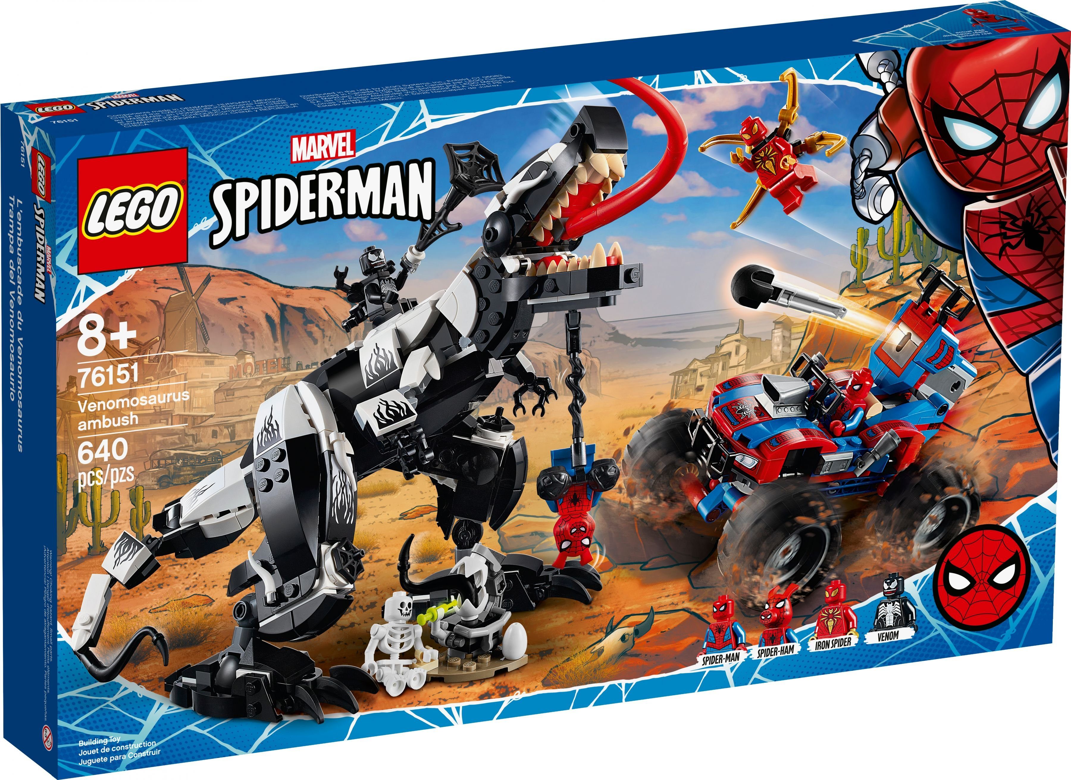 LEGO® Konstruktionsspielsteine »LEGO® Super Heroes 76151 Hinterhalt des  Venomosaurus«, (640 St)