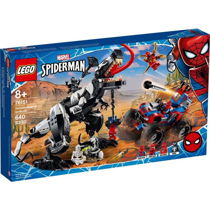 LEGO® Konstruktionsspielsteine LEGO® Marvel - Hinterhalt des Venomosaurus (Set 640 St)