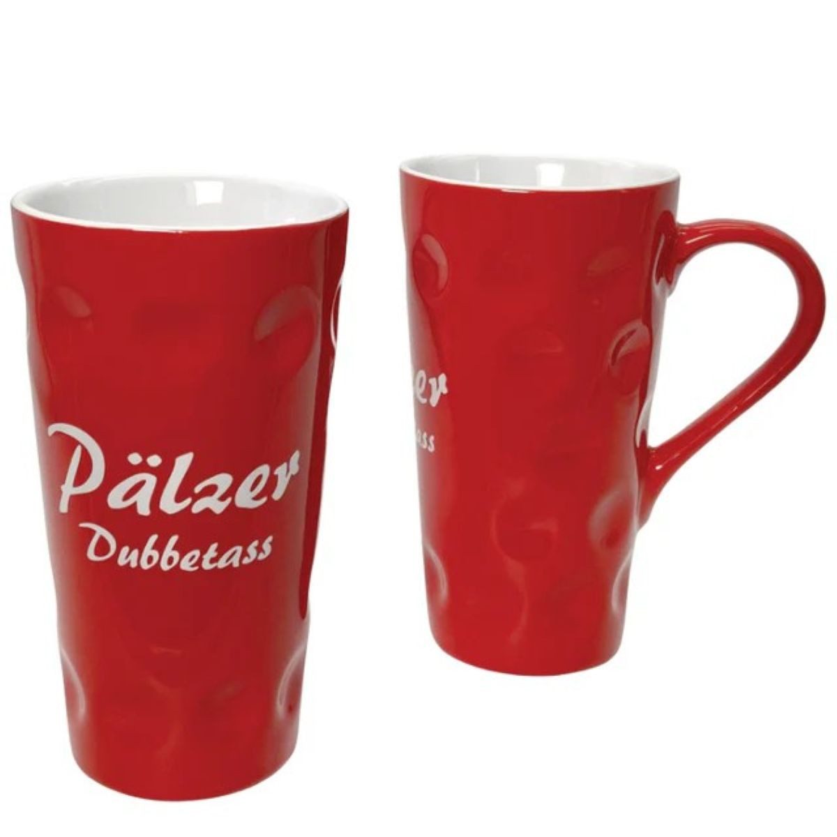 Dubbetasse Tasse Pälzer Dubbetass Große Keramiktasse mit 0,5 L Fassungsvermögen