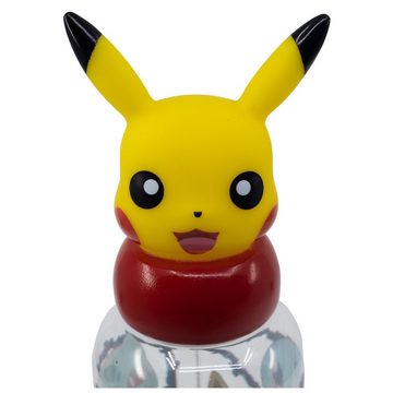 POKÉMON Trinkflasche Pokemon Pikachu 3D Deckel Kinder Wasserflasche