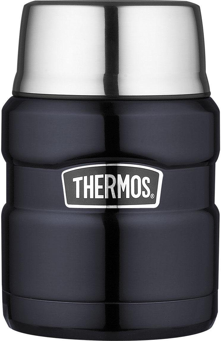 King, Stainless ml (1-tlg), Thermobehälter THERMOS blau Edelstahl, 470