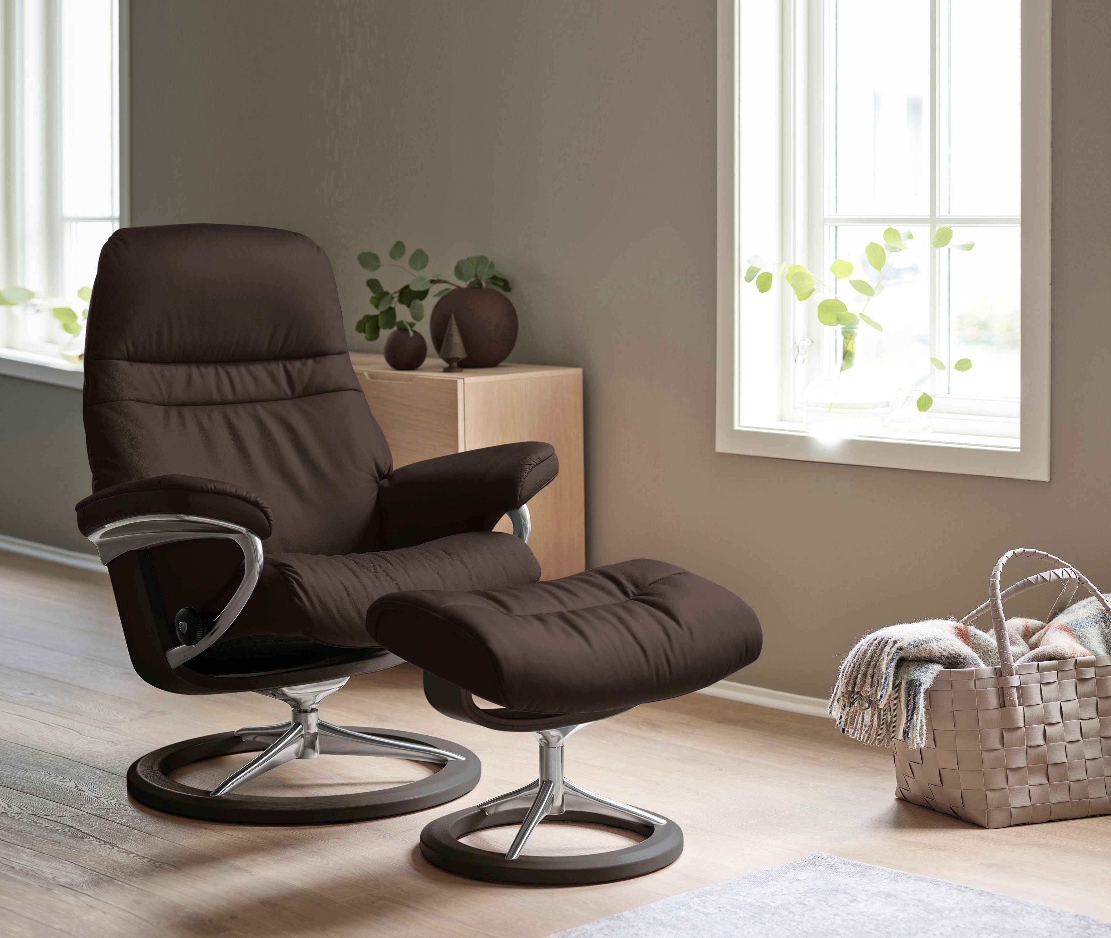 Stressless® Relaxsessel Sunrise, mit Signature Base, Größe S, Gestell Wenge