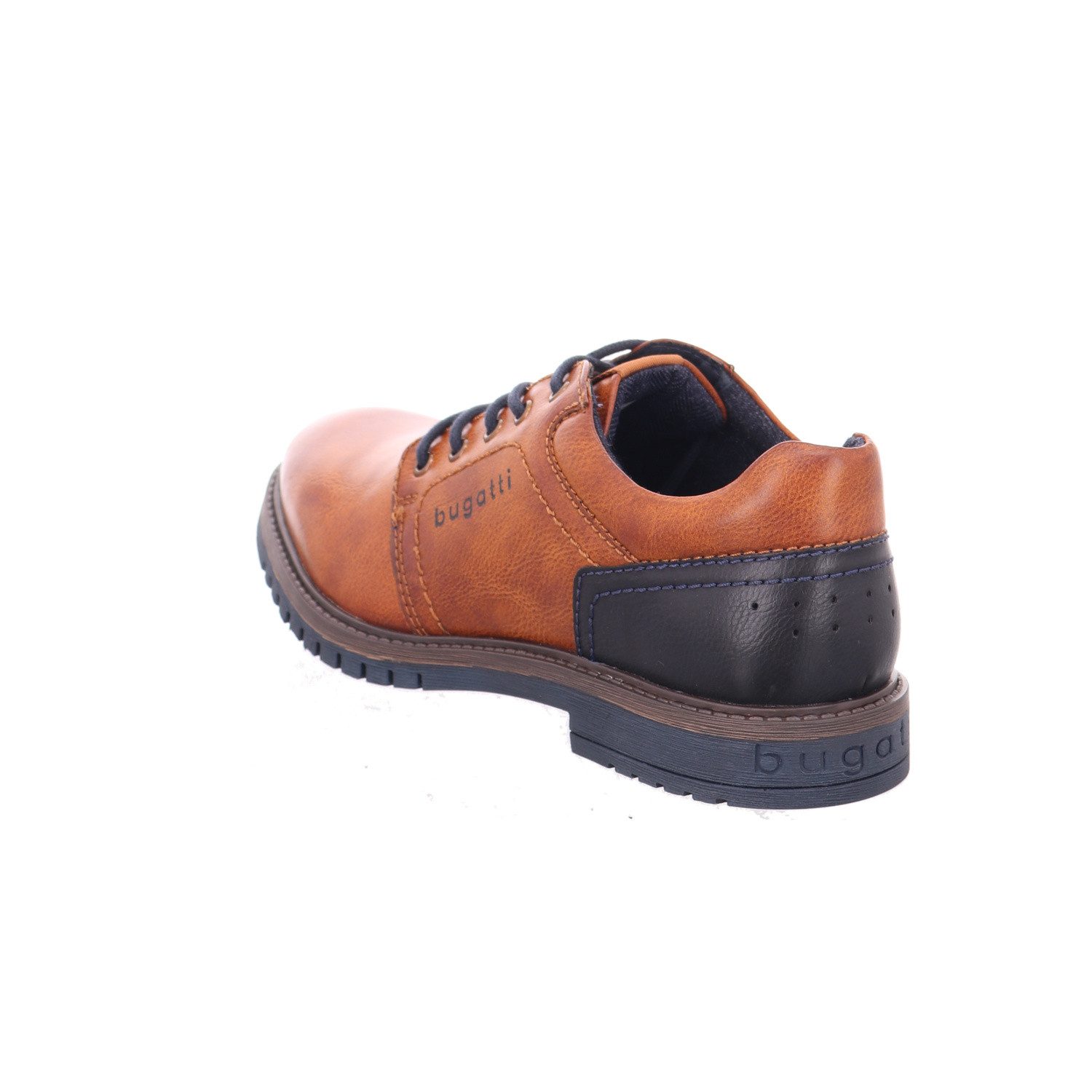 bugatti M Lace Up SY cognac Schnürschuh