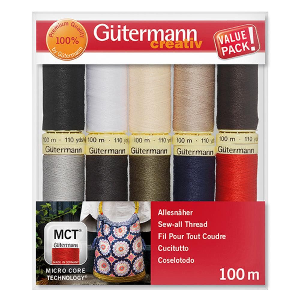 Gütermann Gütermann Nähfaden-Set Allesnäher 10x100m Col.1 Nähgarn