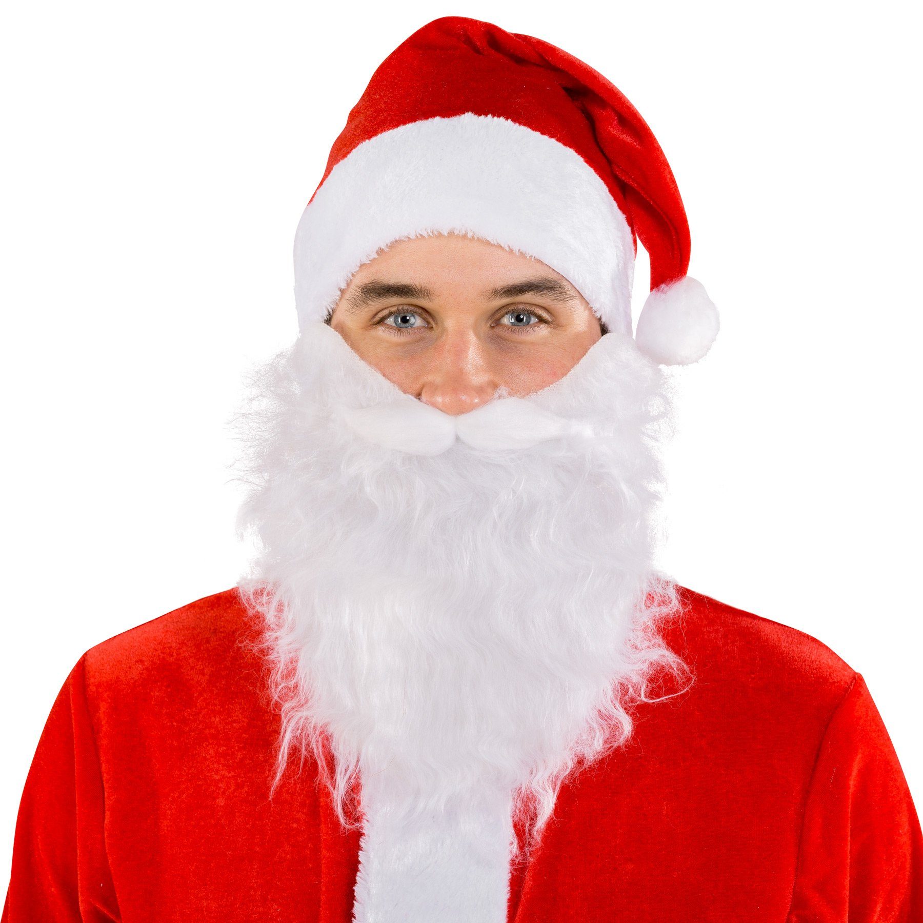 dressforfun Engel-Kostüm Herrenkostüm Weihnachtsmann, Anzug-Oberteil mit Klettverschluss