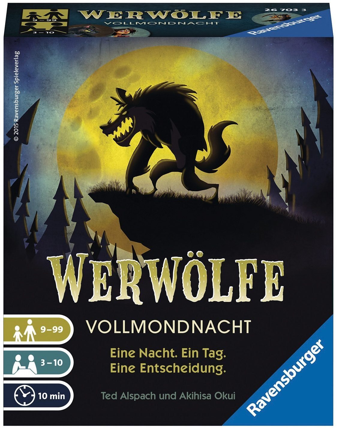 schützt - weltweit Ravensburger Vollmondnacht, Wald in FSC® Made Spiel, - Europe, Werwölfe
