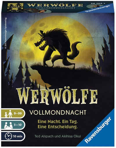 Ravensburger Spiel, Werwölfe Vollmondnacht, Made in Europe, FSC® - schützt Wald - weltweit