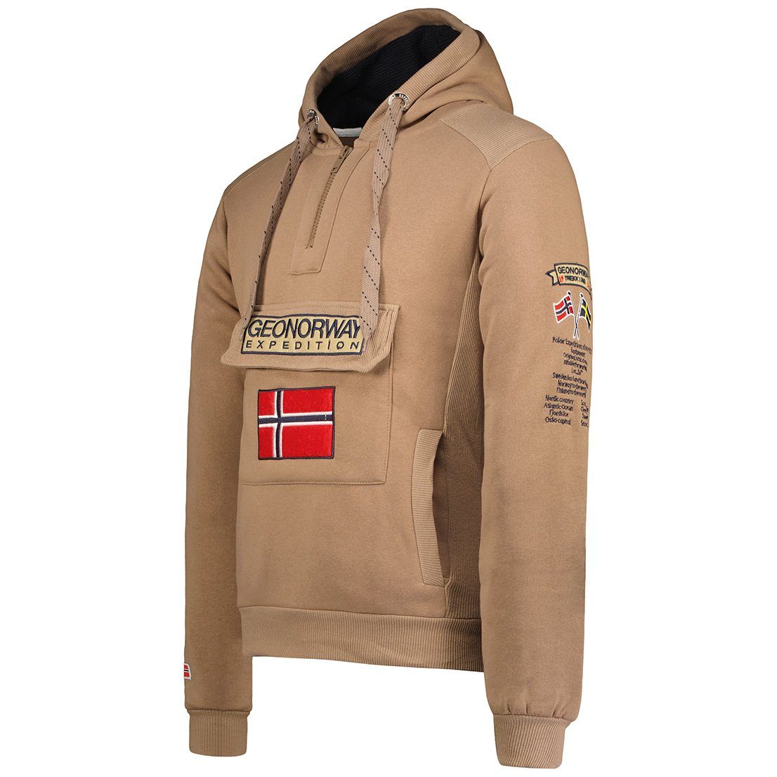 Geo Norway Kapuzenpullover Herren Hoodie brgymclass (Geographical Norway, 1-tlg) Mit Kapuze