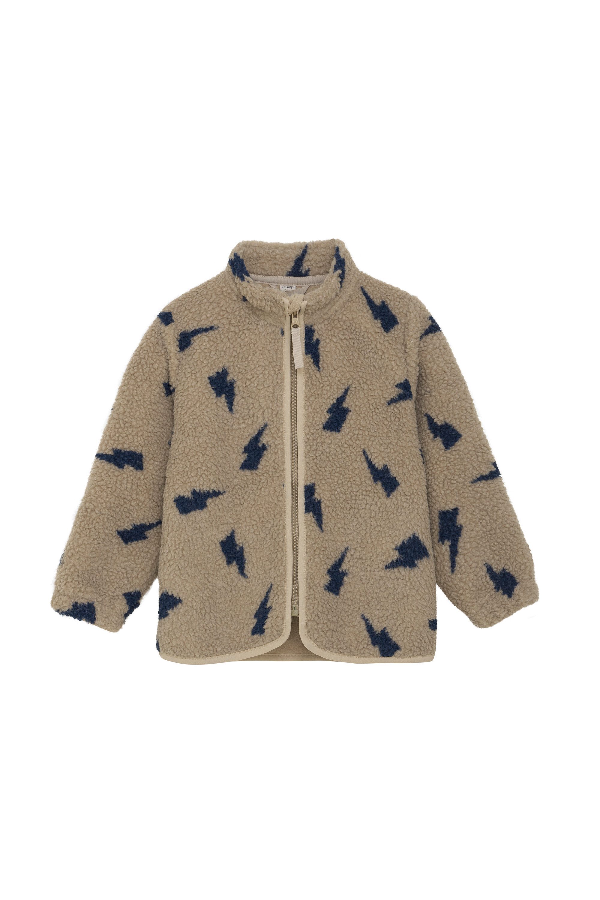 CeLaVi Plüschjacke CETeddy Fleece Jacket Niedliche Fleecejacke mit Herzen