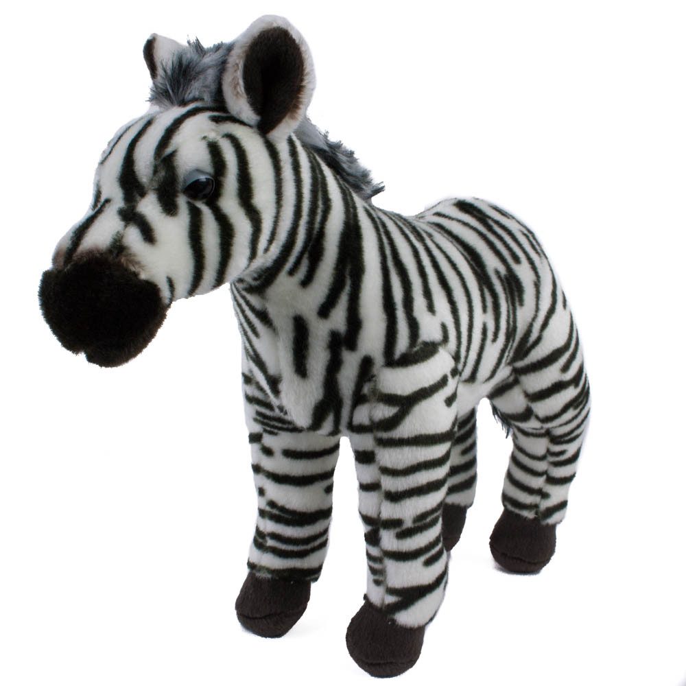 Uni-Toys Kuscheltier Kuscheltier Zebra 31 cm stehend