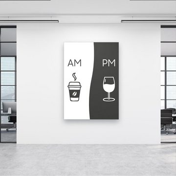 ArtMind XXL-Wandbild AM to PM, Premium Wandbilder als Poster & gerahmte Leinwand in 4 Größen, Wall Art, Bild, moderne Kunst