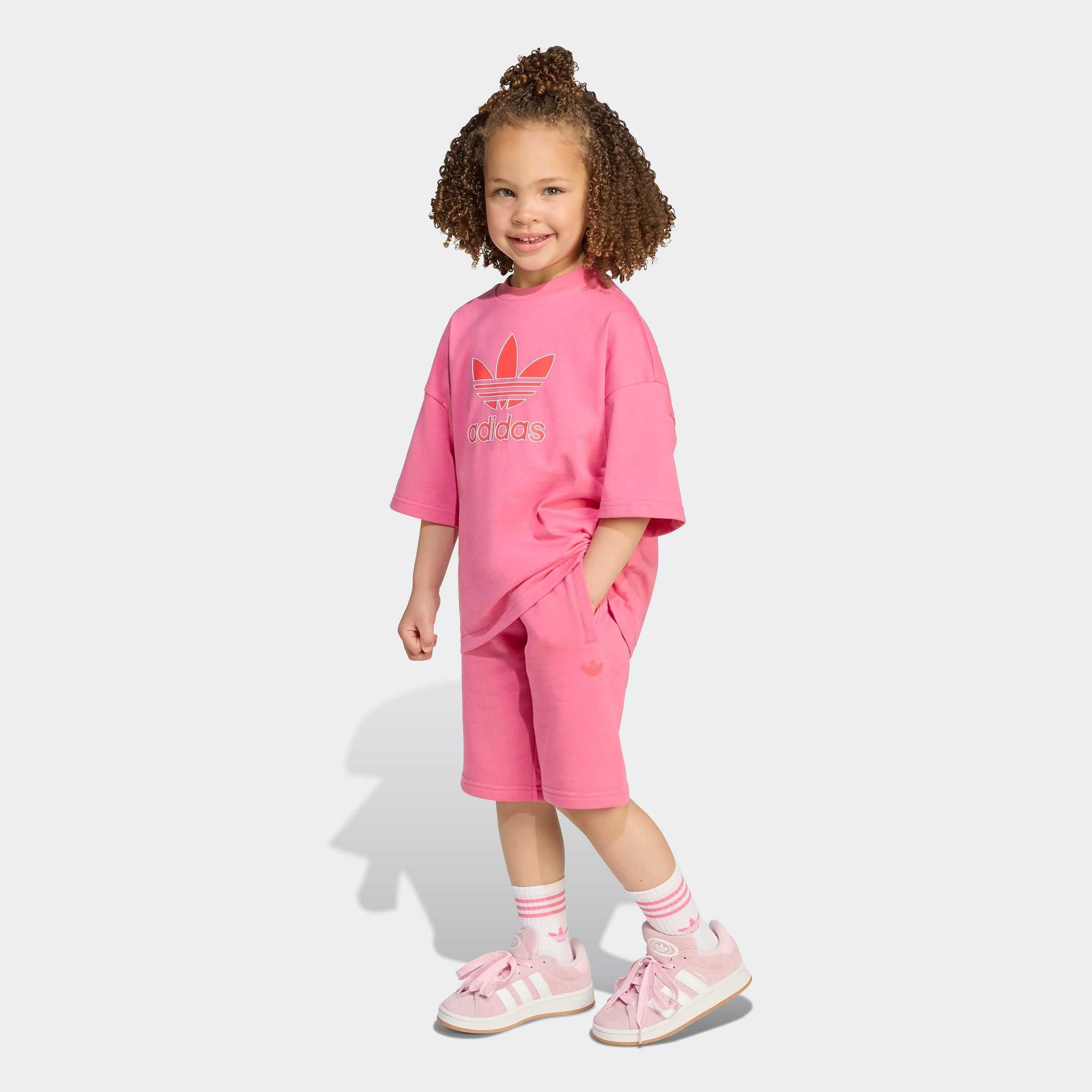 adidas Originals Trainingsanzug UND SET BIG LOGO DESIGN KIDS (2-tlg)
