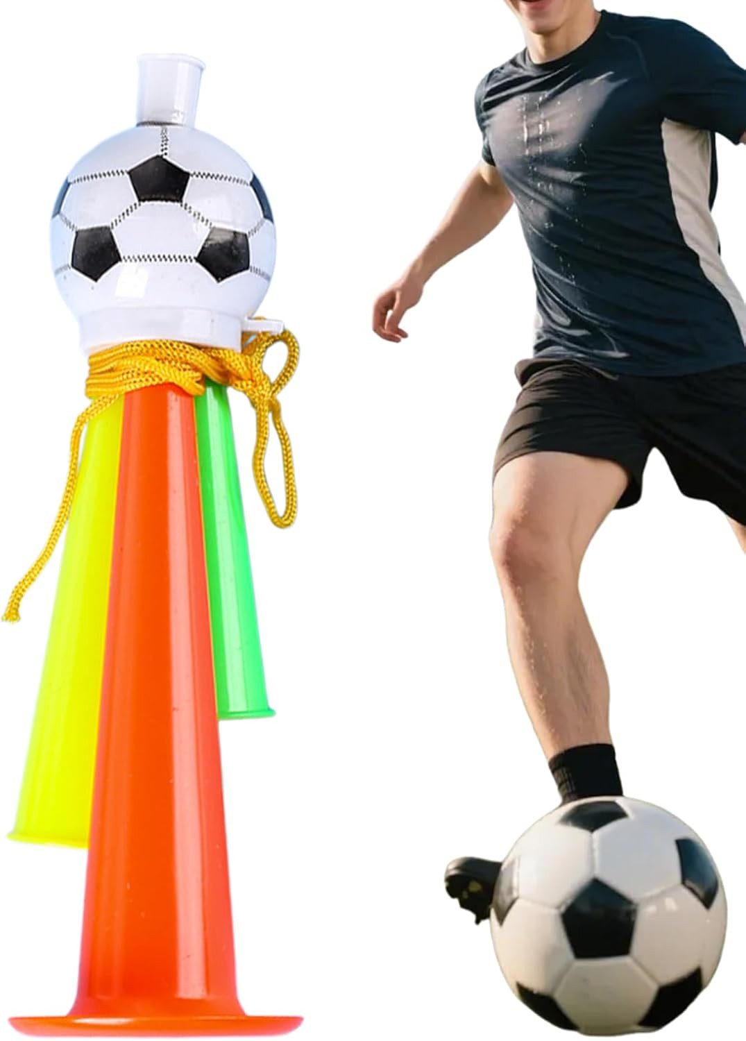 Signalpfeife Stadionhorn Handheld Fan Tröte Lautes Party Fanfaren Horn