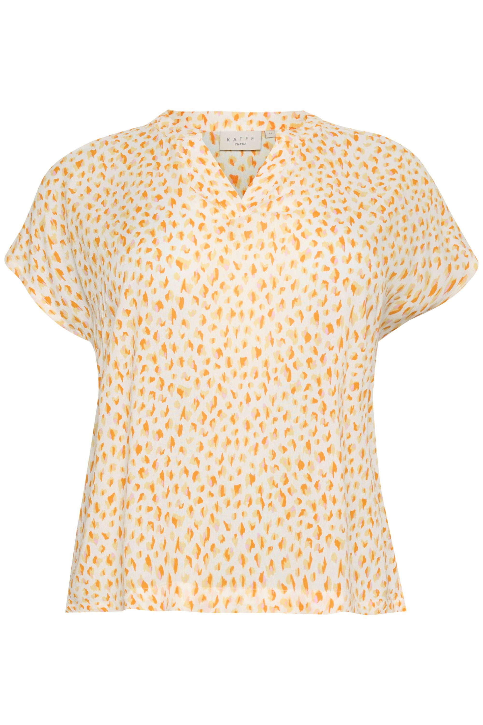 KAFFE Curve Kurzarmbluse Kurzarm-Bluse KCanny Große günstig online kaufen