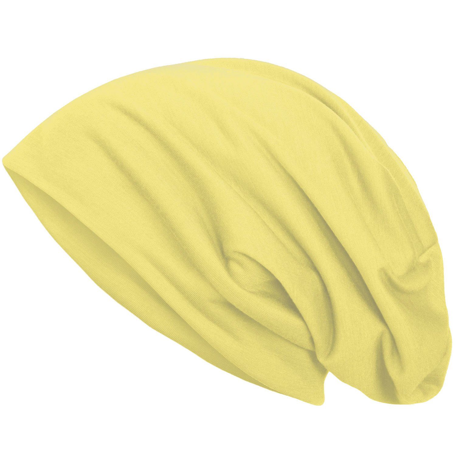 style3 Beanie (1-St) Mütze Damen Herren Haube Sommer Herbst XXL Chemo Schlafmütze Cap