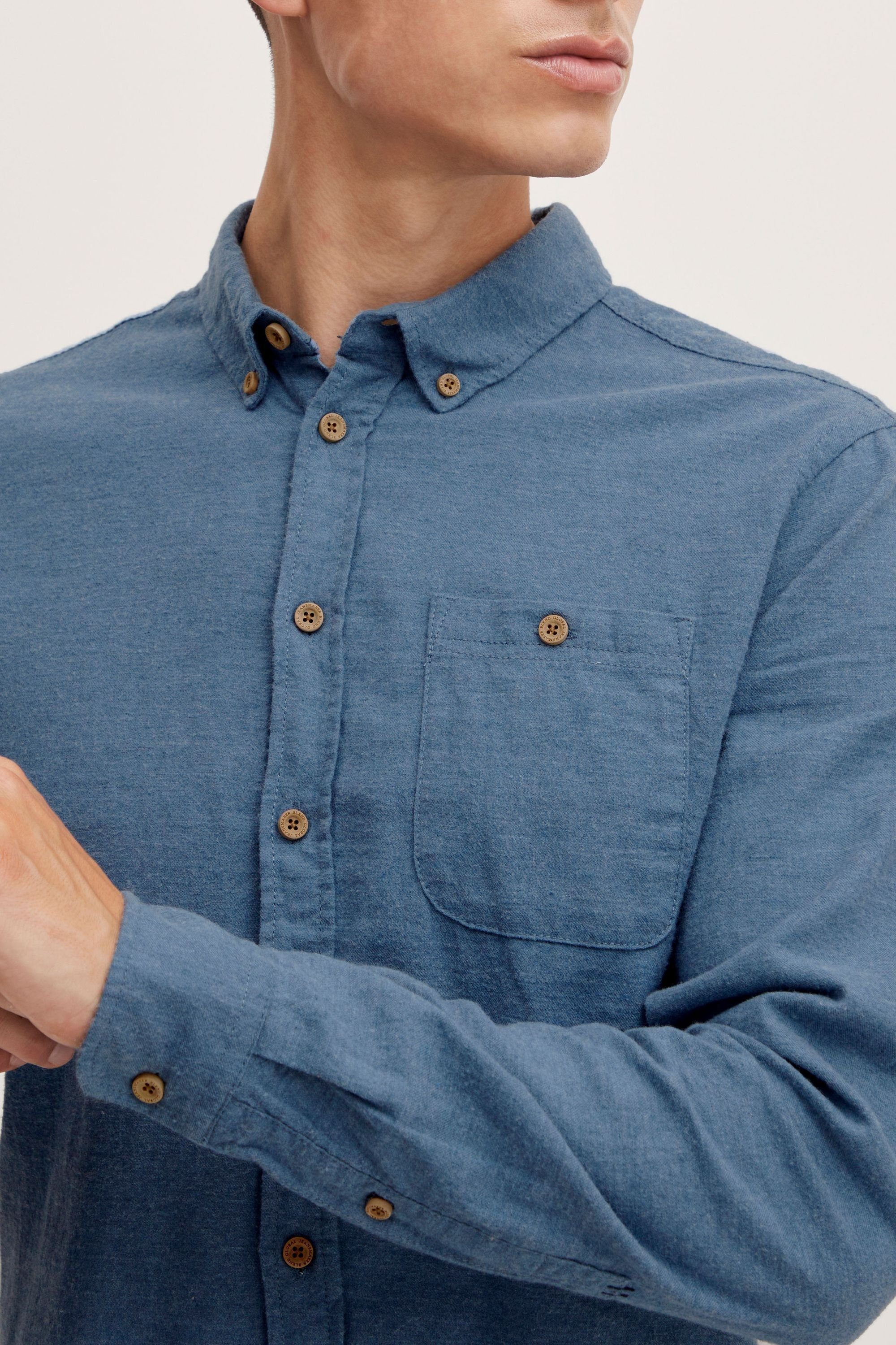 Blend Langarmhemd BHShirt Stilvolles Hemd mit langen Ärmeln