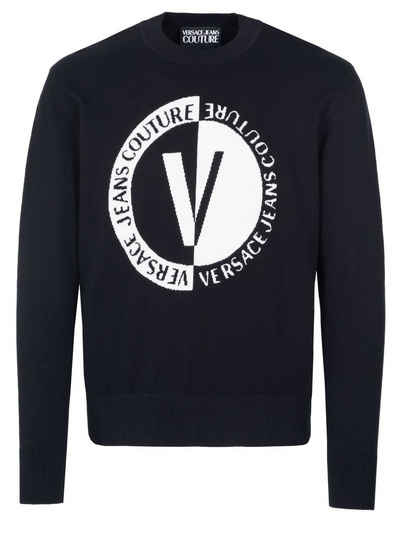 Versace Strickpullover Versace Jeans Couture Pullover schwarz