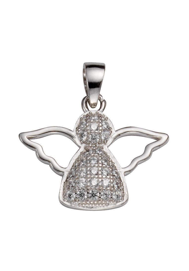 Firetti Kettenanhänger Schmuck Geschenk Silber 925 Halsschmuck Anhänger Engel, mit Zirkonia (synth)